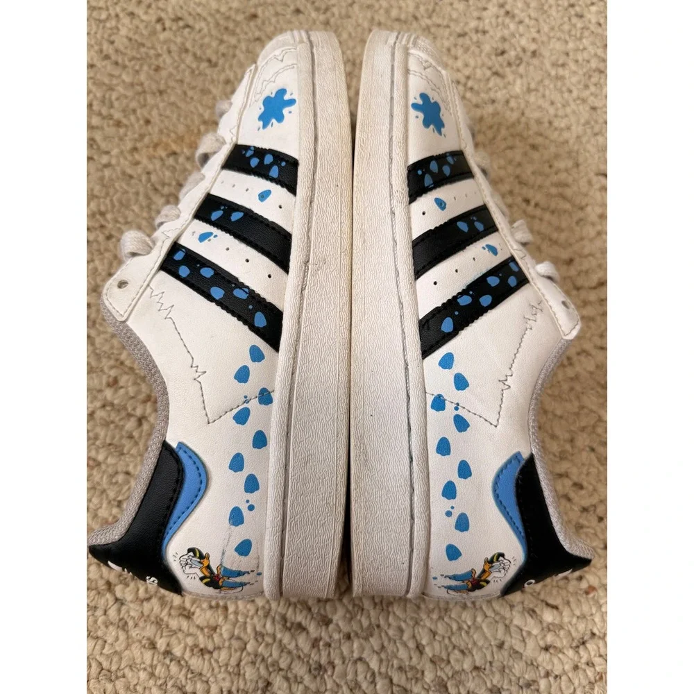 adidas Originals x Disney Superstar J Donald Duck Youth Size 5.5 (IG6263) No Box